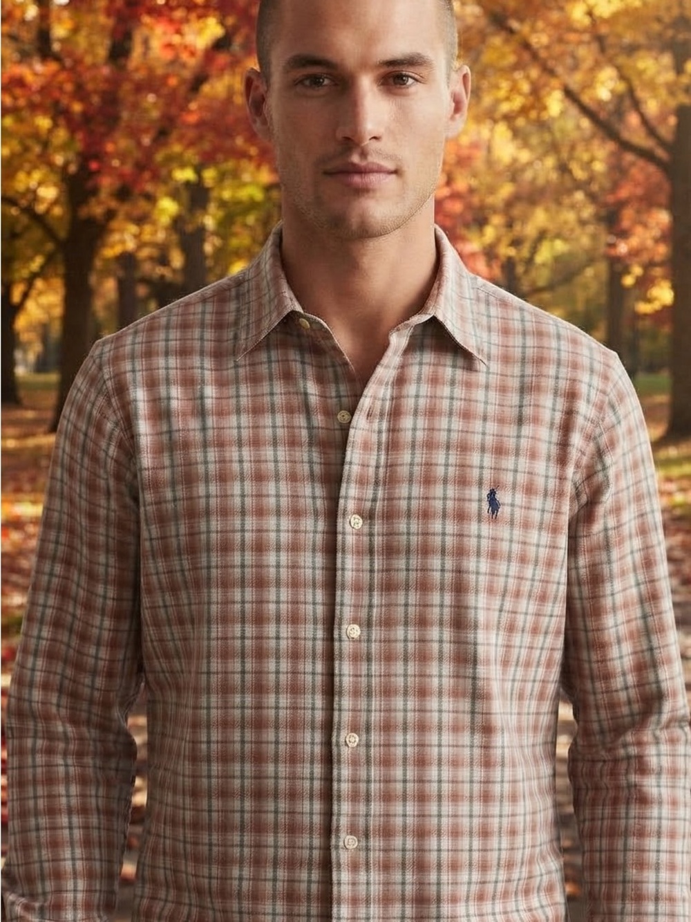 Polo Ralph Lauren Classic Fit Plaid Button-Down Shirt XLT Tall